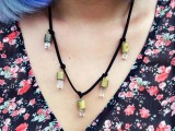 Stunning DIY Faux-Bullet Shell Crystal Necklace10