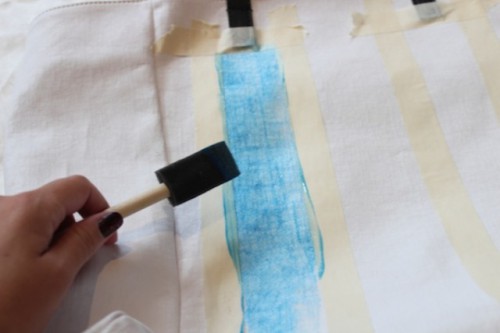 Stylish DIY Striped Tote Bag