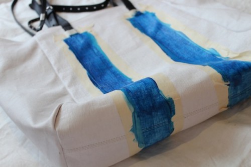 Stylish DIY Striped Tote Bag