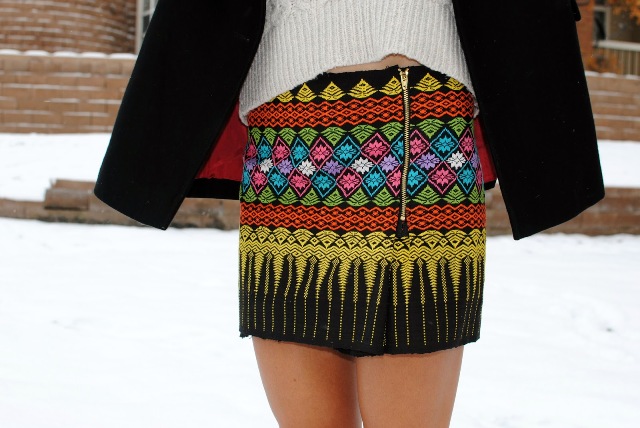 Stylish DIY Zip Skirt
