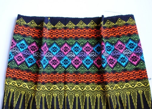 Colorful DIY Zip Mini Skirt To Make