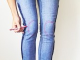 Super Cool DIY Destroyed Denim Jeans2