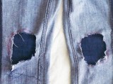 Super Cool DIY Destroyed Denim Jeans4
