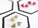 Super Cool DIY Double-Sided Spiked Earrings