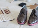 Super Cool DIY Paint Splattered Shoes 4