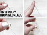 Super Cute DIY Ribbon Necklace2