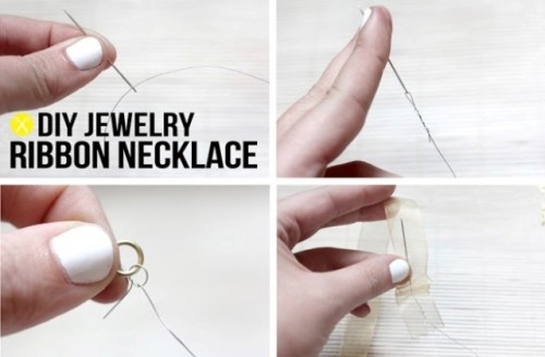 Super Cute DIY Ribbon Necklace