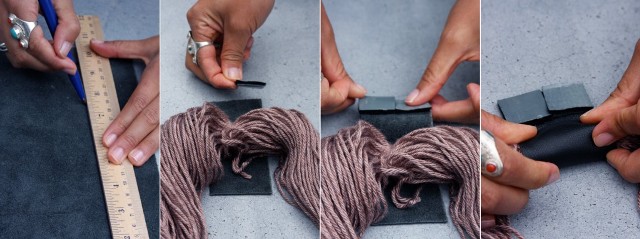 Super Easy DIY No Knit Scarf 3