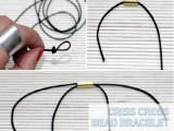 Super Stylish DIY Criss Cross Bead Bracelet4
