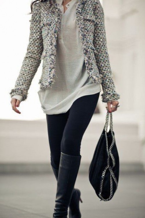 Trendy Tweed Mockingbirds Jacket Looks