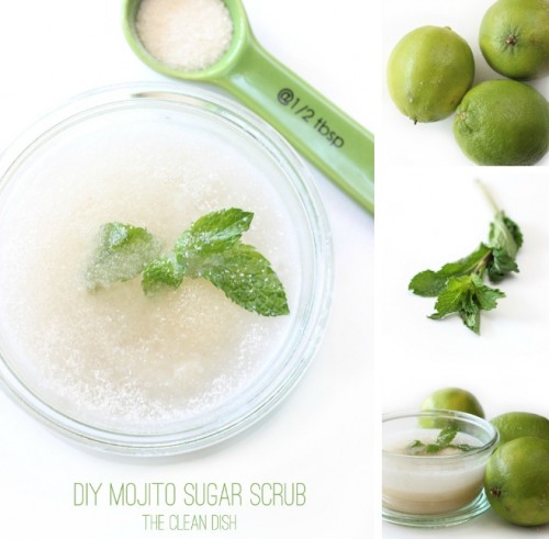 All Natural DIY Mojito Scrub With An Amazing Smell