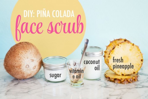 Amazing DIY Pina Colada Face Scrub