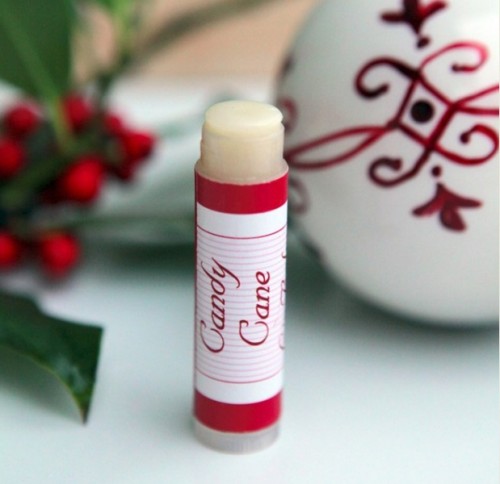 A Perfect Christmas Gift: DIY Candy Cane Lip Balm