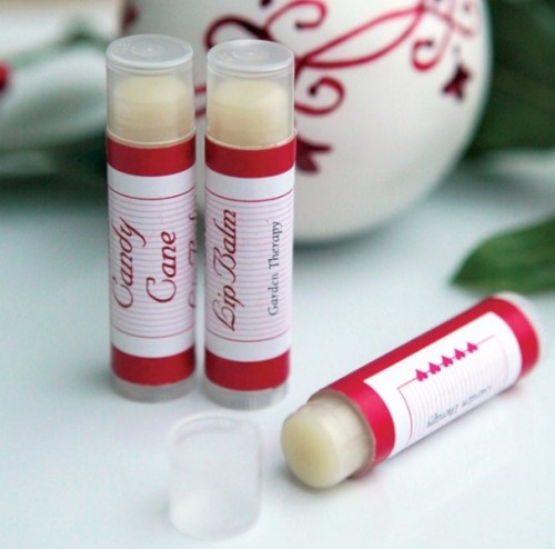 A Perfect Christmas Gift: DIY Candy Cane Lip Balm
