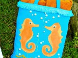 seahorse beach bag