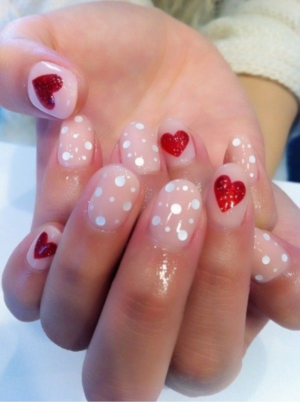Picture Of awesome valentines day nails ideas  12
