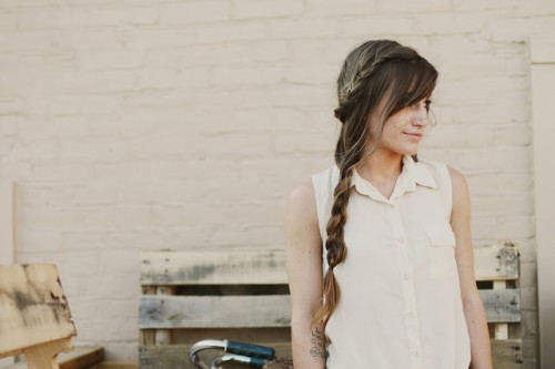 double braided hairstyle (via sincerelykinsey)