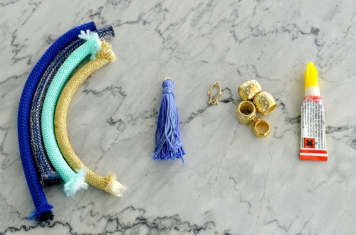 Bold And Cheerful DIY Tassel Bracelets For Summer