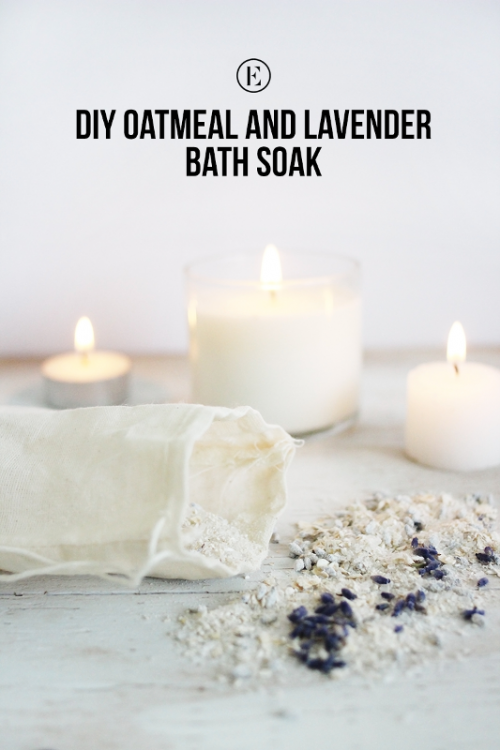 Calming And Pleasing DIY Oatmeal And Lavender Bath Soak