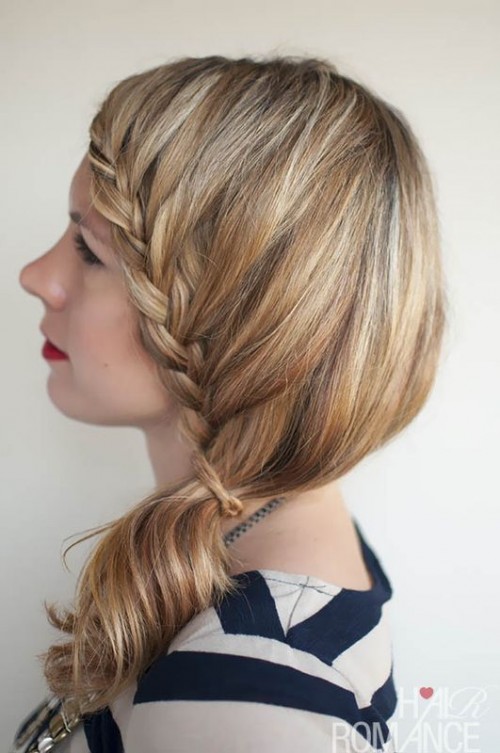 Charming DIY Lace Braid Hairstyle