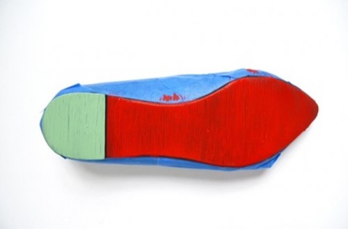 Cheerful And Bold DIY Watermelon Shoes