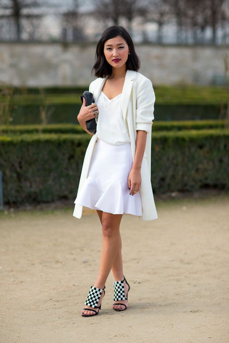 Chic all white summer looks  17