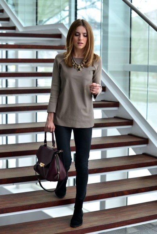 Chic And Stylish Fall Work Looks For Ladies