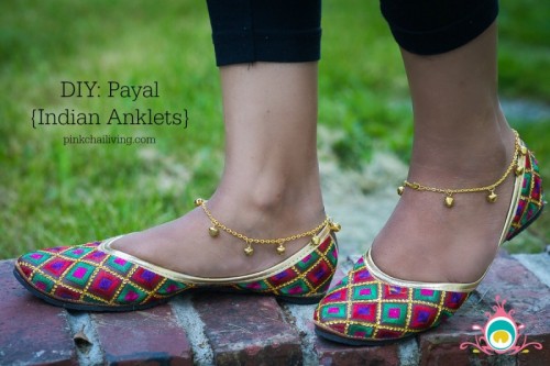 Indian anklet (via pinkchailiving)