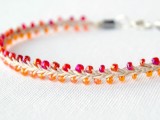 braided bead anklet