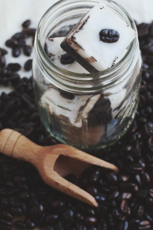 coffee and coconut cubes (via styleoholic)