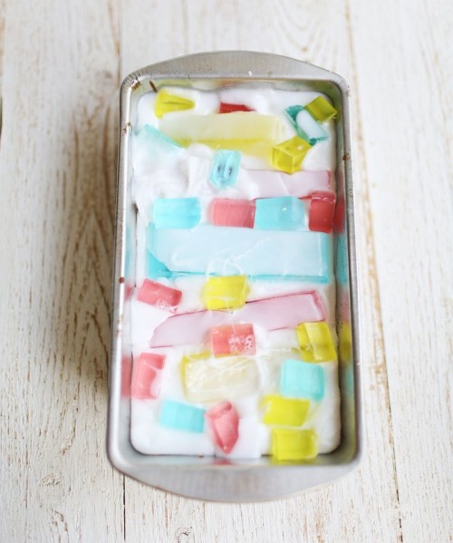 Colorful DIY Stained Glass Soap