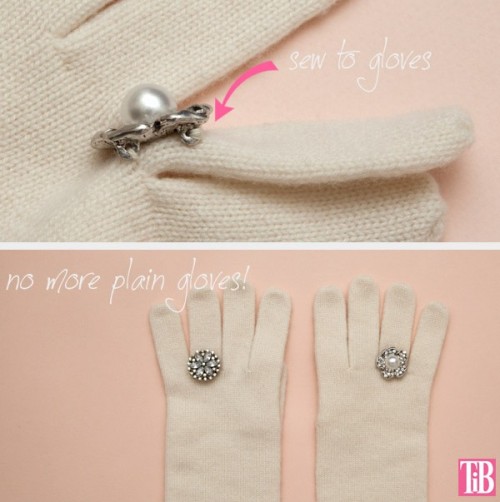 Cool DIY Gloves With Rings