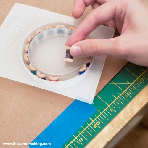 Creative DIY Resin Thread Spool Bracelet