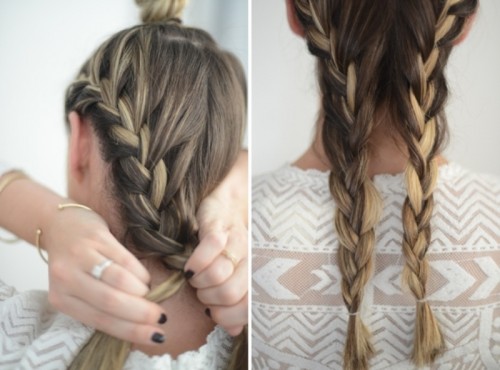 Cute And Relaxed DIY Triple Braid To Try