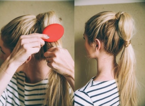 Cute DIY Bubble Ponytail To Make