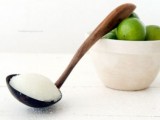 coconut and lime body scrub