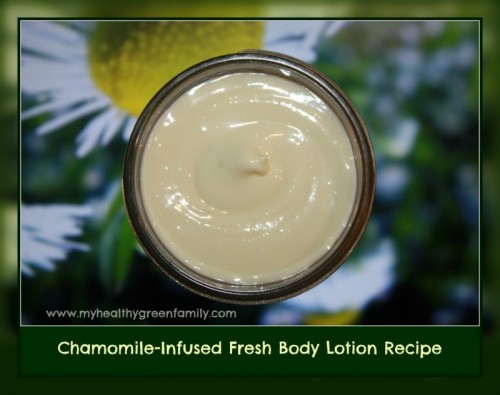 chamomile hand and body lotion (via myhealthygreenfamily)