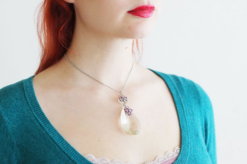 DIY Chandelier Necklace With A Vintage Touch