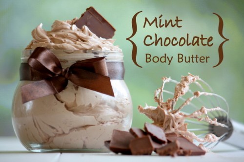 mint chocolate whipped body butter (via mommypotamus)