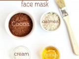 All Natural DIY Chocolate Face Mask from TidyMom for GourmandeintheKitchen.com