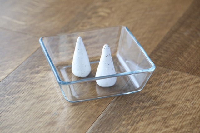 Diy clay ring cones with herbs  9