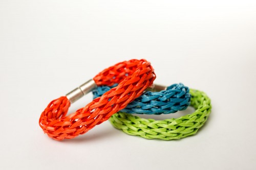 DIY Easy Colorful Raffia Bracelet