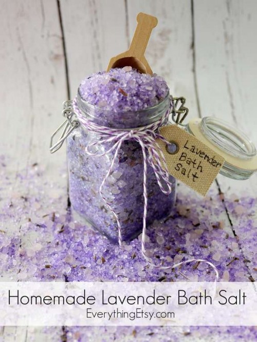 diy lavender bath salts