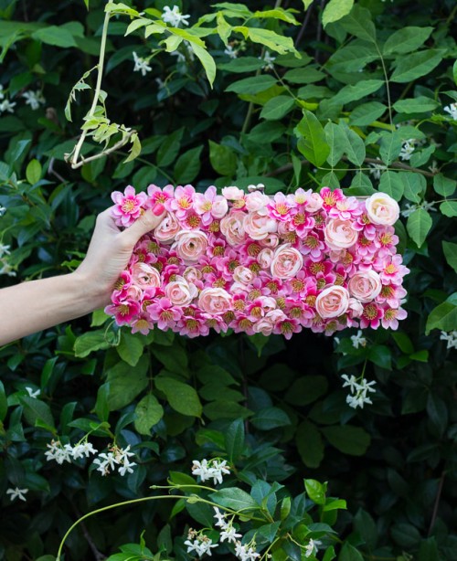 DIY Girlish Flower Summer Purse