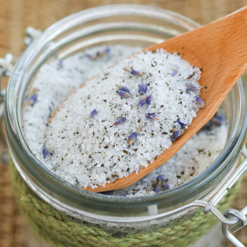 lavender and green tea foot soak