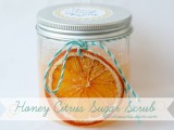 honey citrus sugar scrub