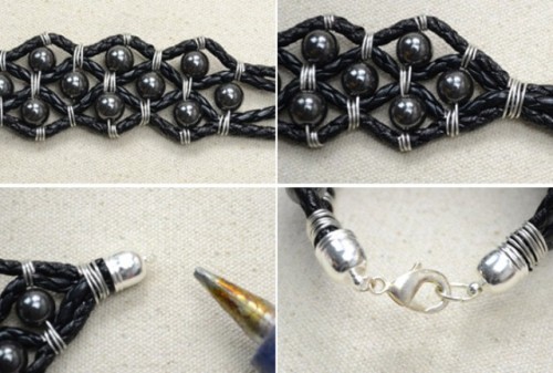 DIY Leather Cuff Bracelet For Your Boyfriend