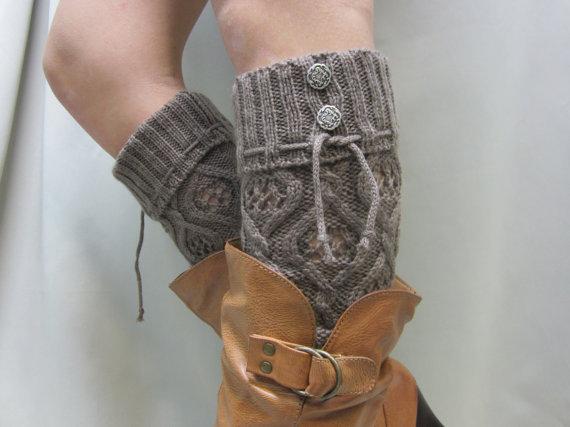 leg warmers or boot socks (via urbanthrift)