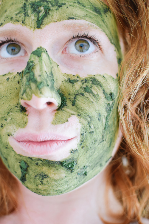 DIY Matcha Cucumber Mint Face Mask