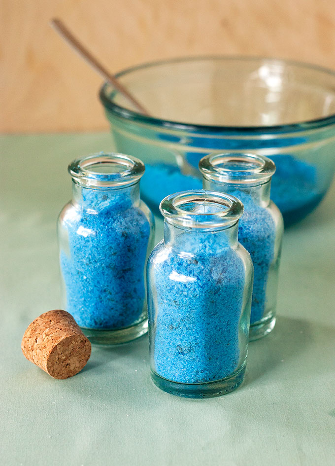 Picture Of diy mermaid bath salts with essential oils  6